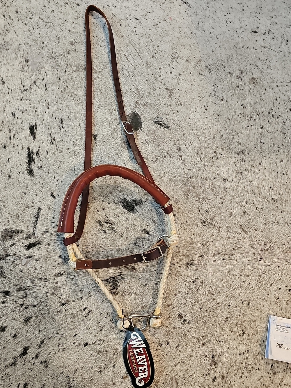 Brown Rope Noseband - Picture 3 of 4